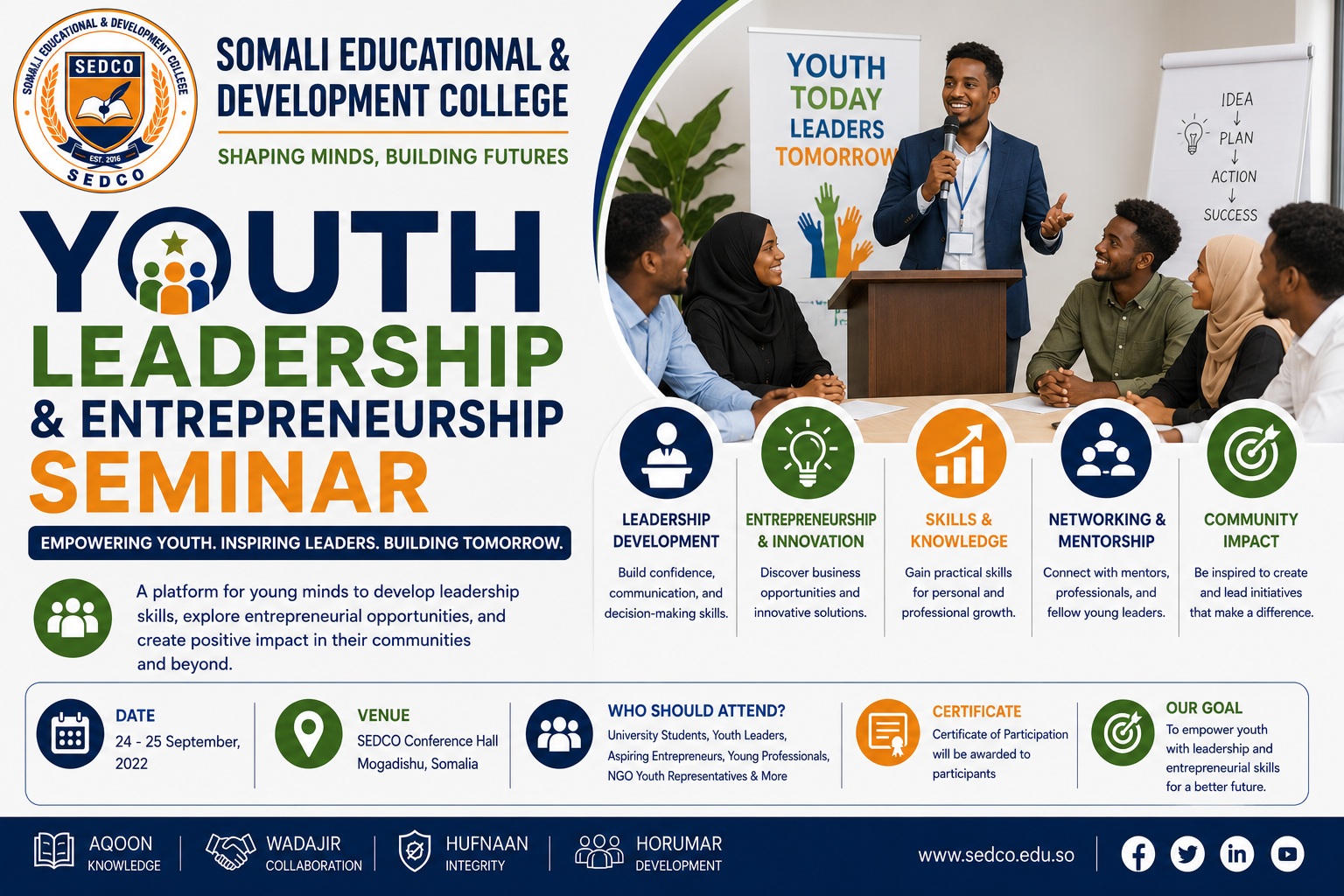 Youth Leadership and Entrepreneurship Seminar