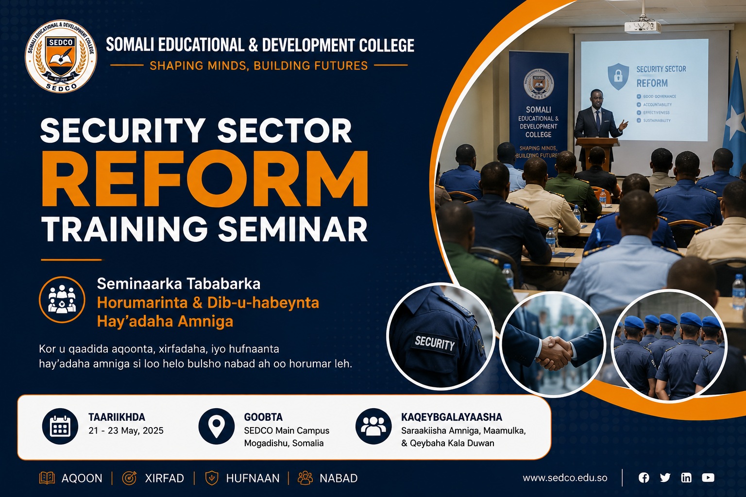 Security Sector Reform Training Seminar